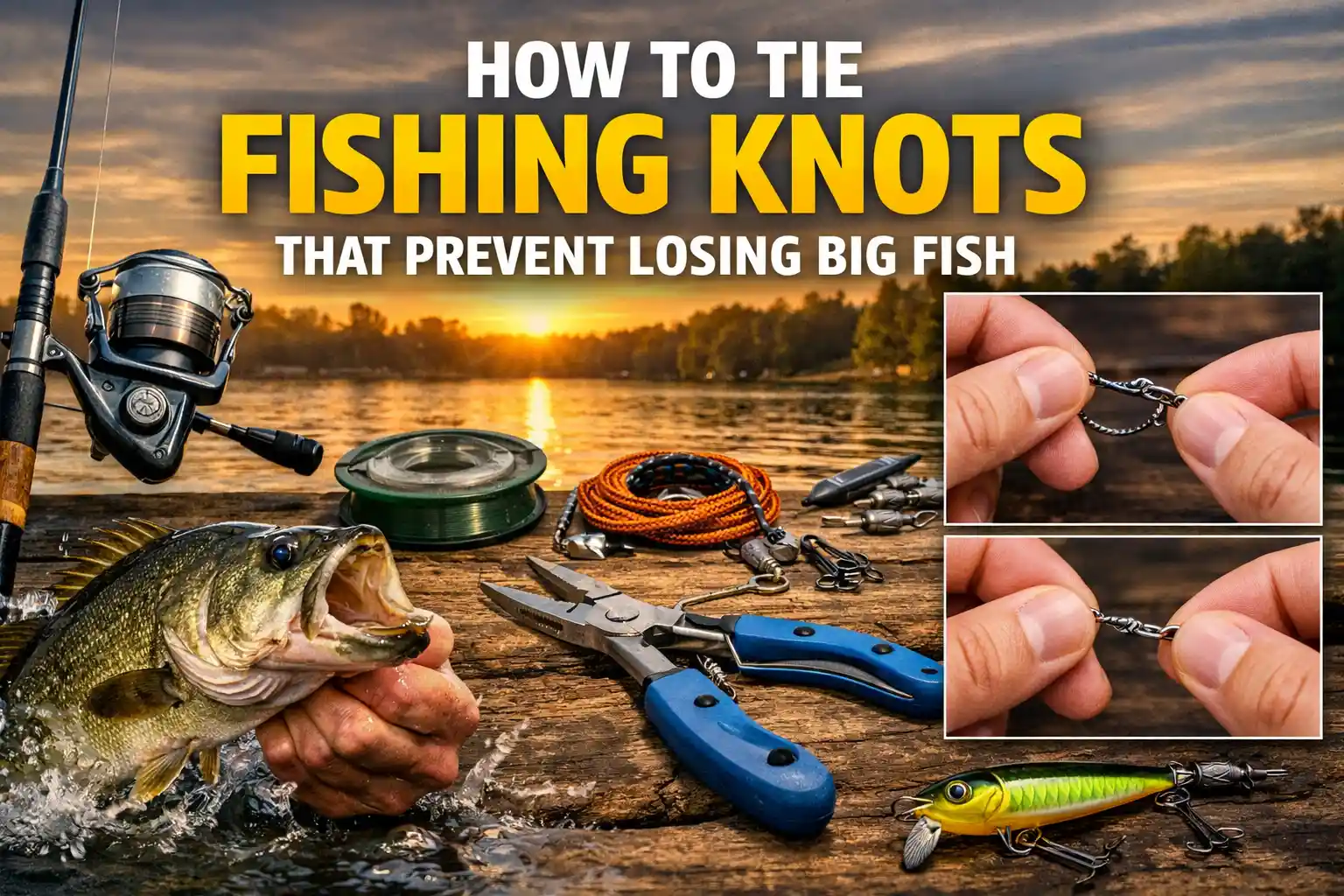 How to Tie Fishing Knots That Prevent Losing Big Fish 
