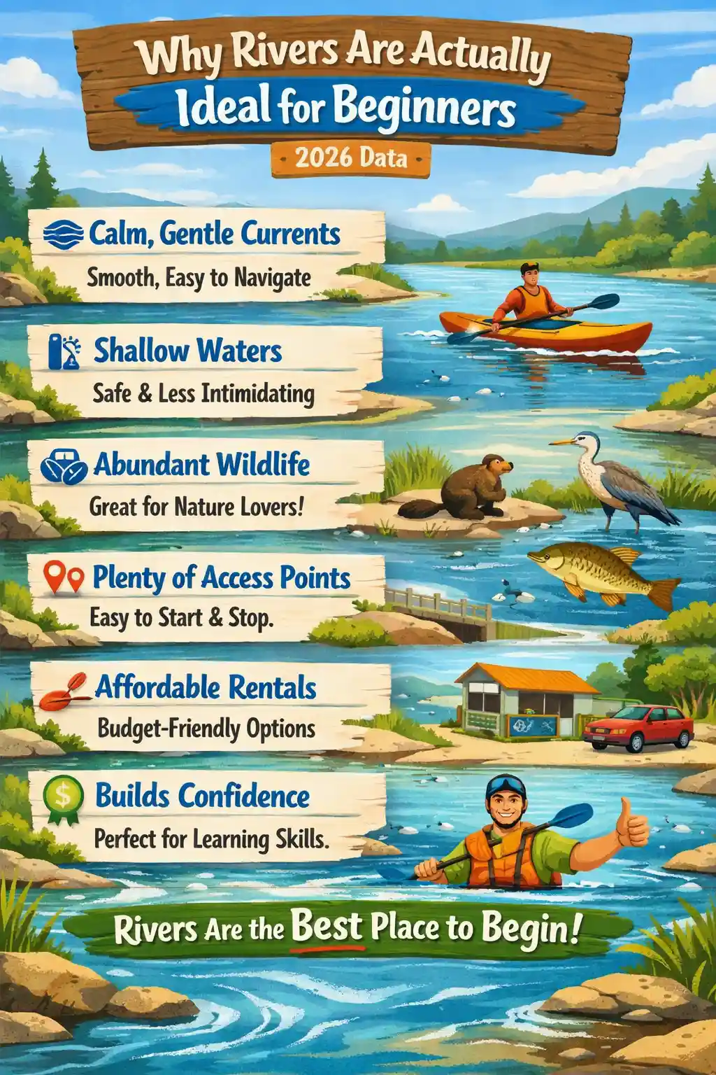 Why Rivers Are Actually Ideal for Beginners 2026